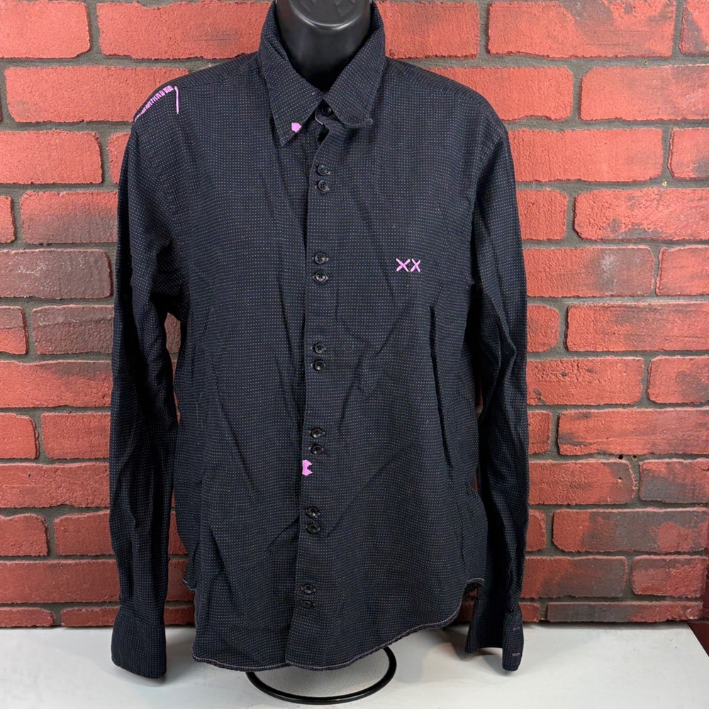 Project E Vintage Shirt Womans Medium Button Down